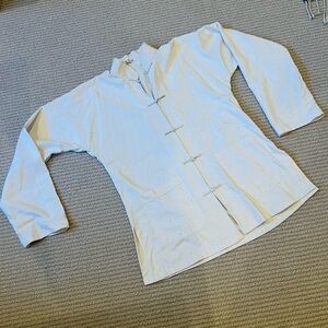 Asian style raw silk jacket/top